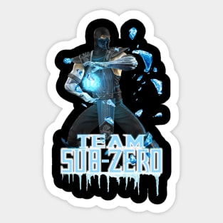 Team Sub-Zero Mortal Kombat Pro Kompetition Sticker